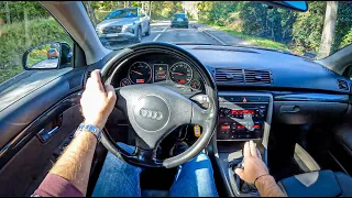 2003 Audi A4 B6 [1.9 TDI PD 131HP] |0-100| POV Test Drive #1359 Joe Black