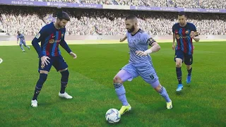 PES 2023 - FC Barcelona vs Real Madrid - Simulation Gameplay (PS5/PS4) PES 2021 MOD