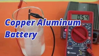 DIY Copper Aluminium Battery - 800 mA