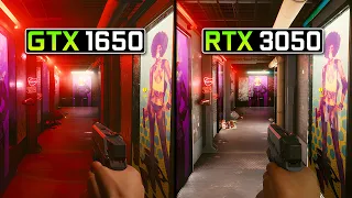 GTX 1650 vs RTX 3050 Test in 10 Games @ 1080p in 2022
