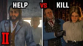 Help vs Kill the Outlaw Leader (ALL CHOICES) "Love and Honor" - Red Dead Redemption 2 Online