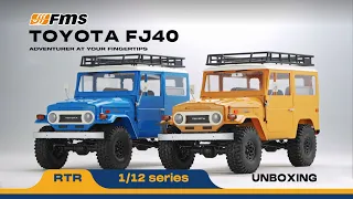 🎁 Exciting Unboxing!  FMS 1:10 Toyota FJ40! 🚀