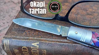 Pocket Knife Tartan Silver Okapi. First impressions.