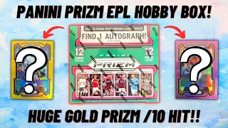 NEW! Panini Prizm Premier League 2023/24 hobby box opening! GOLD /10 HIT!!