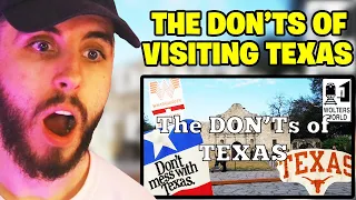 Brit Reacts to Visit Texas - The DON'Ts of Visiting Texas