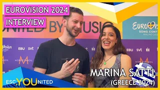 Eurovision 2024 | ESCUnited Interview with Marina Satti (Greece)