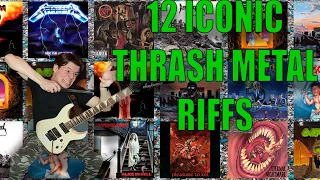 12 ICONIC Thrash Metal Riffs