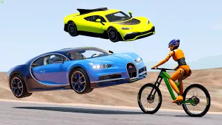 High Speed Street Racing Car Crashes #63 - BeamNG Drive Crashes