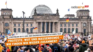 radioeins Kommentatoren-Talk | Proteste, Wut und Massendemos – wie finden wir wieder zusammen?