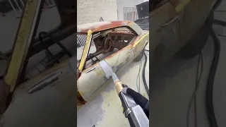 Sandblasting The Car