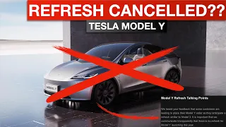 BREAKING: Tesla Model Y Refresh Cancelled?? Will NOT Be Coming In 2024 Says Tesla...