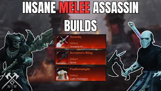 All Melee Assassin and Disruptor Builds As a Top Kill Squad Player (New World)