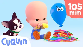 Cuquin's Balloons: learn colors and more 🎈| videos & cartoons for babies