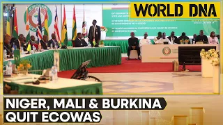 3 military-led West African states leave ECOWAS | World DNA | WION News