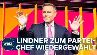 FDP-PARTEITAG: Eindeutige Mehrheit wählt Christian Lindner erneut zum Parteivorsitzenden