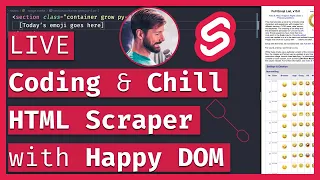 HTML Scraper ⛏️ with Happy DOM & SvelteKit | Emoji App 🔴 LIVE Coding & Chill