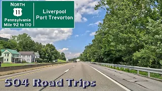 ⁴ᴷ Road Trip #990 - US-11 North - Pennsylvania Mile 92-110 - Liverpool/Port Trevorton