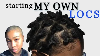 How I started my locs on less than 2 inches of hair! (PT. 1)