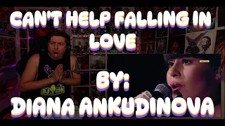 THIS WAS MINDBLOWING!!!!!!!!!!!!! Blind reaction to Diana Ankudinova - Can't Help Falling In Love