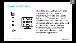 Insights on State of the Capture Market and Taking AI to the Next Level - Infosource Capture 2022