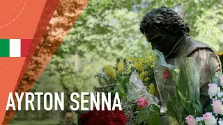 Tribute to Ayrton Senna in Imola (ENG subt)