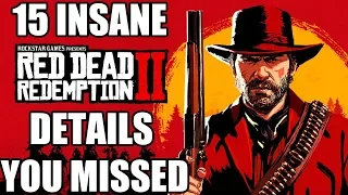 Red Dead Redemption 2 - 15 Insane Little Details You May Have Missed