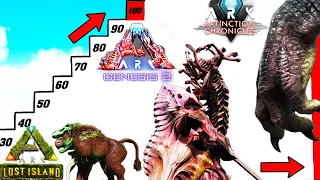 ALL ARK BOSS SIZE COMPARISSONS (ark survival evolved)