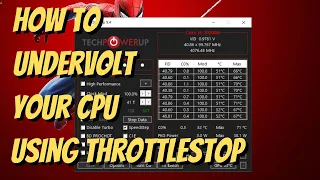 How to use Throttlestop to undervolt your laptop cpu!!! (Full Guide)