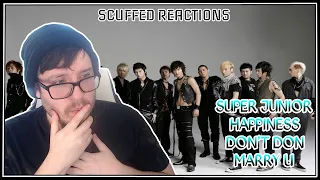 KJourney with SUPER JUNIOR: Happiness / Don't Don / Marry U MV | Reaction