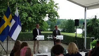 Joint press conference with Prime Minister Ulf Kristersson and Finland’s Prime Minister Petteri Orpo