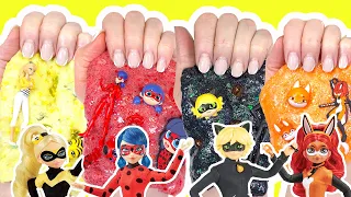 Miraculous Ladybug DIY Slime Making and Mixing Compilation Tutorial! Crafts for Kids