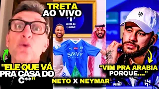 🔥P0LÊMICA! Craque Neto DETONA IDA de Neymar para Arábia Saudita "foi por causa de grana"