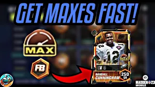 HOW TO GET MADDEN MAX PLAYERS FAST! BEST METHODS! Madden Mobile 23