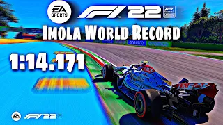 F1 22 Imola World Record 1:14.171