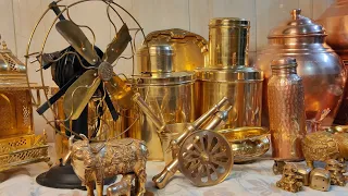 तुम्हाला नक्की आवडेल असं माझ तांब्या-पितळाचे कलेक्शन ll Copper - Brass Utensils / Antique Pieces