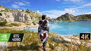 [8K] AC Odyssey RTX 4090 - RAYTRACING - Beyond all Limits - ULTRA GRAPHICS GAMEPLAY COMPARISON 2023