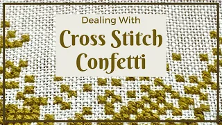 5 Ways to Deal with a Single Cross Stitch [aka Confetti Cross Stitch]