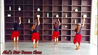 Sweat A-La-La-La Line Dance||Demo by Tayuka Karamoy & Mel's Star Dance Class