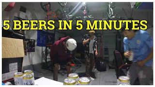 5 BEERS IN 5 MINUTES CHALLENGE