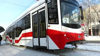 Трамвай с переменным уровнем пола 71-407 «Уралтрансмаш»