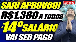 LULA já CONFIRMOU: R$1.380 + 14 SALÁRIO - VEJA  LISTA de quem tem DIREITO!!
