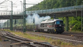 Zugverkehr ins Elbtal und Dresden Strehlen im Juli 2023.