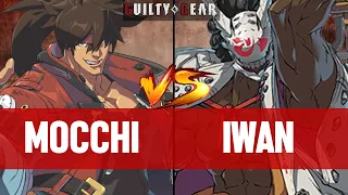 【GGST】MOCCHI(SOL) vs IWAN(NAGORIYUKI) ▰ Guilty Gear Strive | High Level Gameplay