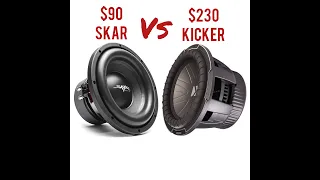 Kicker CompQ vs Skar SDR-10 10 inch subwoofers