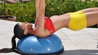 Full Body BOSU Ball Workout With Weights - Dumbbell Exercises - Music Only