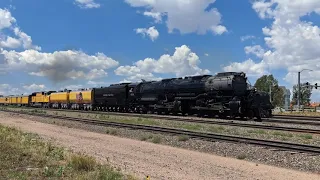 Chasing the Big Boy from Greeley to Cheyenne with 844's whistle