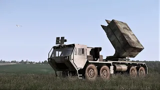 Nasams Füzesi Rusya Uçak Konvoy Yok Etme Simülesi - ARMA 3 Simulation Savaşı - ukrayna