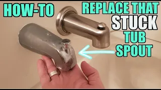 Trick to Remove That Stuck Tub Spout