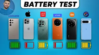 Ultimate Expensive Phones' Battery Drain Test 2024!