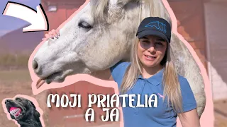 Môj svet s Axelom a Barónom 🐎🐾 video so psíkom a koňom, jazdenie na koni - zvieratkami